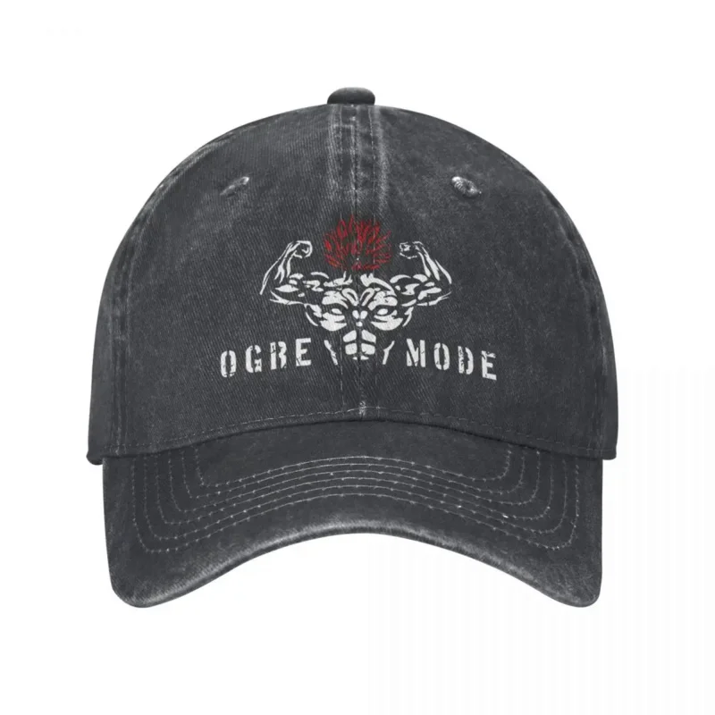 

Ogre Mode Baki The Grappler Yuujiro Hanma Baseball Merch Fashion Distressed Sun Cap Unisex Style Washed CowboyBaseballes Caps