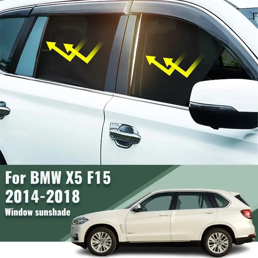 

Автомобильный солнцезащитный козырек для BMW X5 F15 2014-2018, занавеска на лобовое стекло, заднее боковое детское окно, солнцезащитный козырек, автомобильные аксессуары