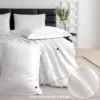 Simple&Opulence 100% Eucalyptus Lyocell Tencel Duvet Cover Set   Cooling Breathable Duvet Cover Soft Silky, Luxury Bedding Set 4