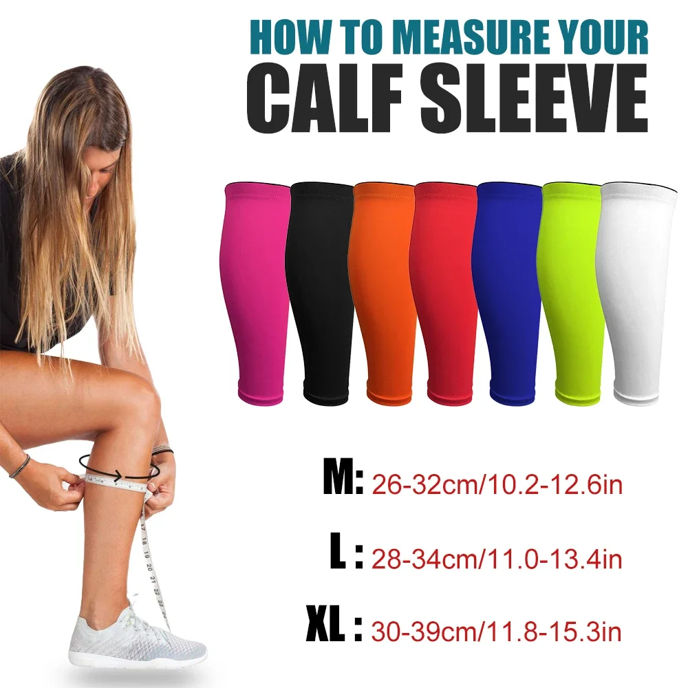 Sport Calf Compression Sleeves Shin Splint Support Guard Leg Protection Sock 1Pcs for Running Cycling Basketball leg compression sleeves