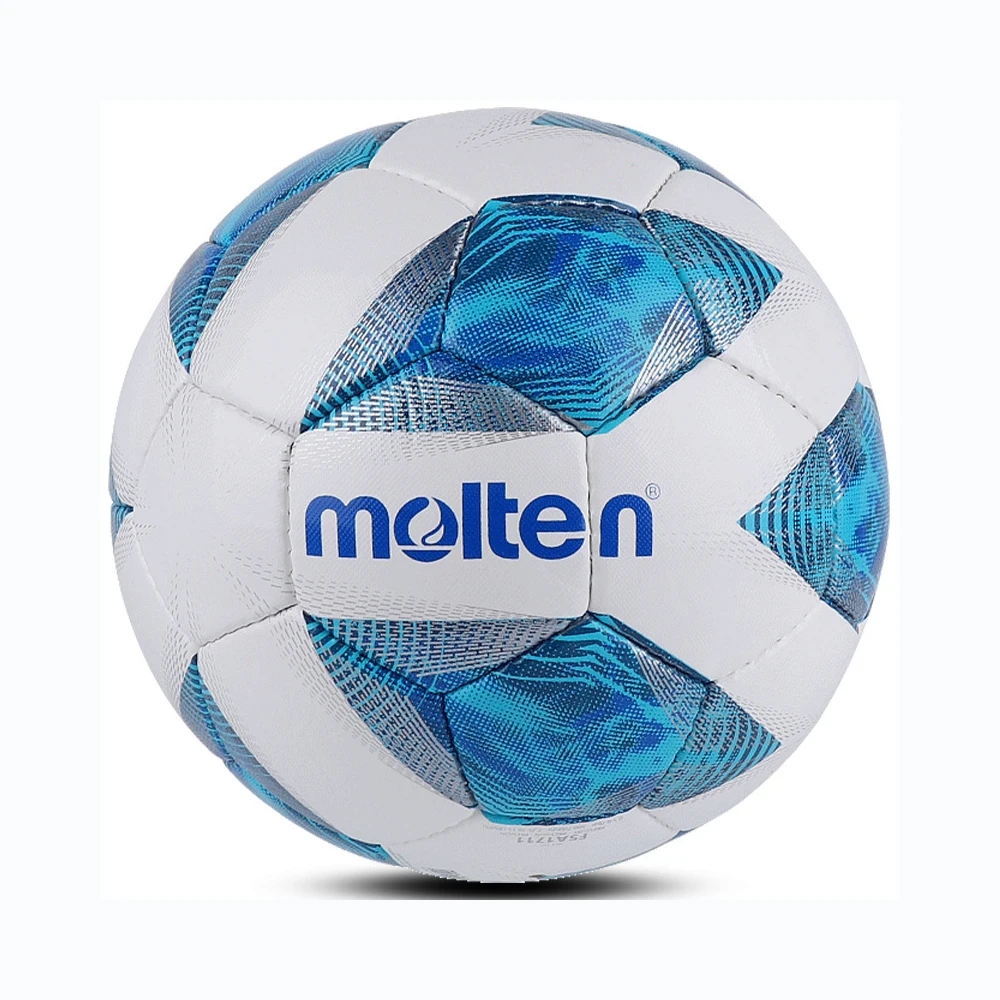 Molten FA1711 Football Official Size 3/4/5 PVC Hand Stitch for Adult Children Indoor Outdoor Match Training