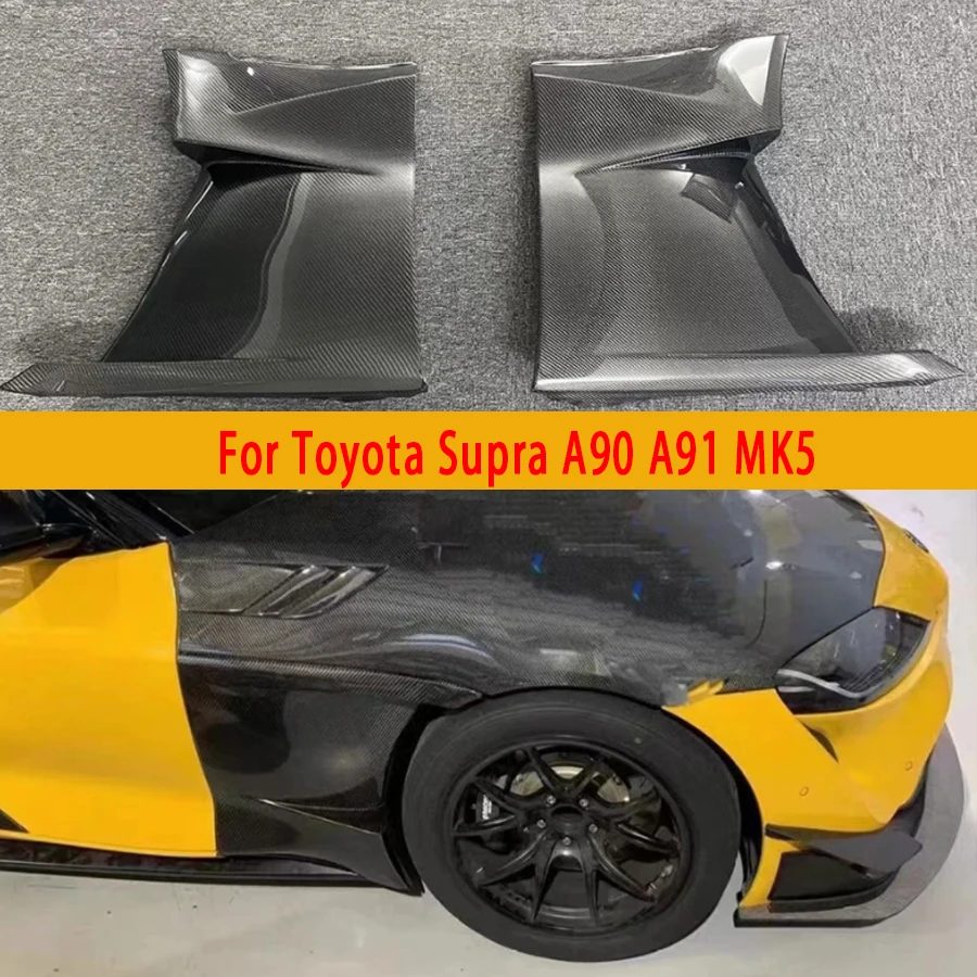 ドライカーボン ファイバー トヨタ スープラ SUPRA A90 A91 2018年式以降 ハンドルカバー 左右2枚 トヨタ GRスープラ SUPRAドライカーボン製センターコンソールボックス