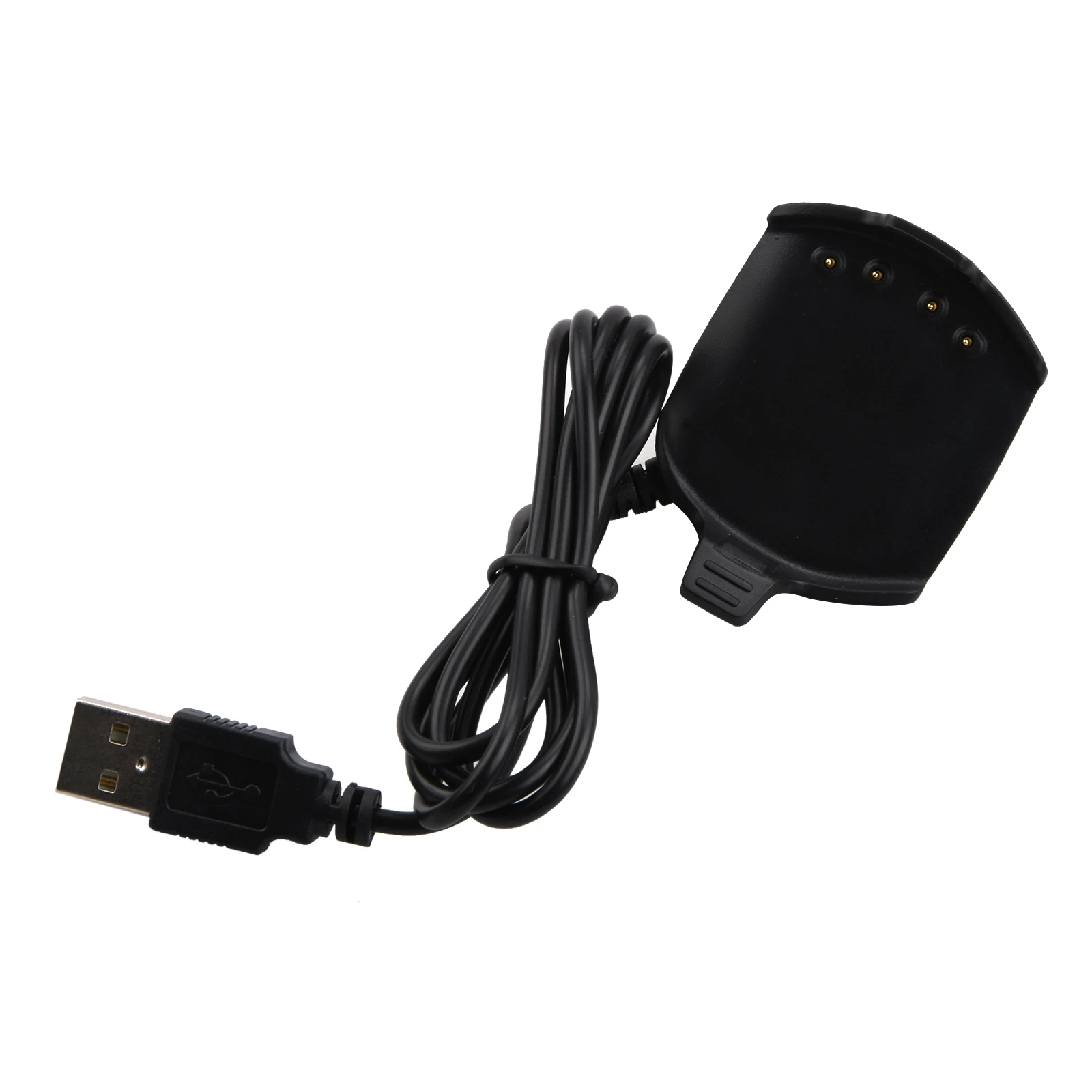 Garmin Approach S2 S4 GPS 시계 용 USB 케이블 충전기 고품질 검정색 솔리드 플라스틱 경량 Protable 시계 액세서리