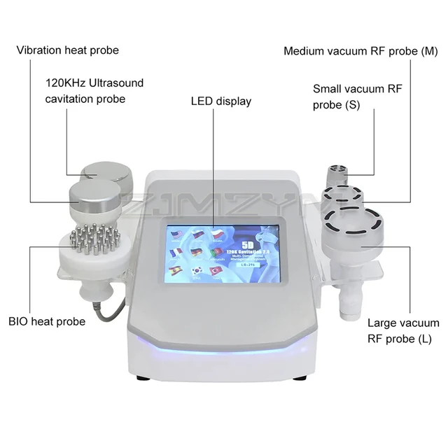 120K Vacuum 5D Cavitation Ultrasonic Fat Burning Cellulite Removal Body Slimming Shape Massager Blast Multi-function Machine 3