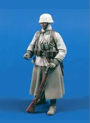 Figurine de soldat en résine moulée, échelle 1/16, modèle pour 1 personne, Kit d'assemblage, modèle de jouet (non peint) 