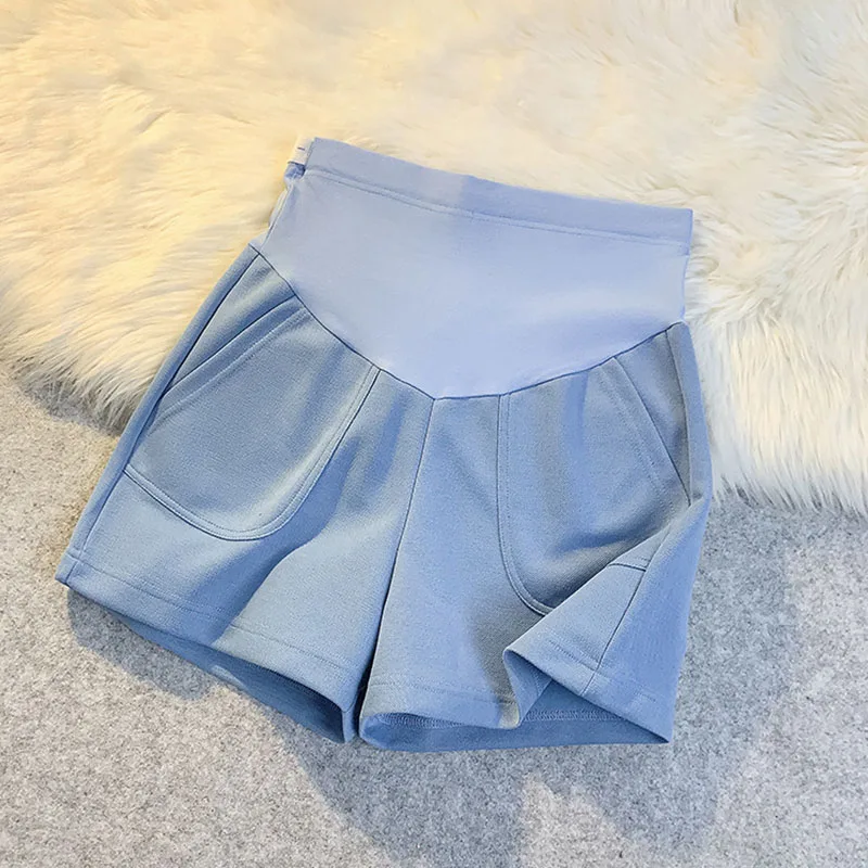 Maternity Panties High Waist Anti-Slip Tummy Control Pregnant Women'S Leggings With Lace Solid Color Panties Ice Silk Feeling