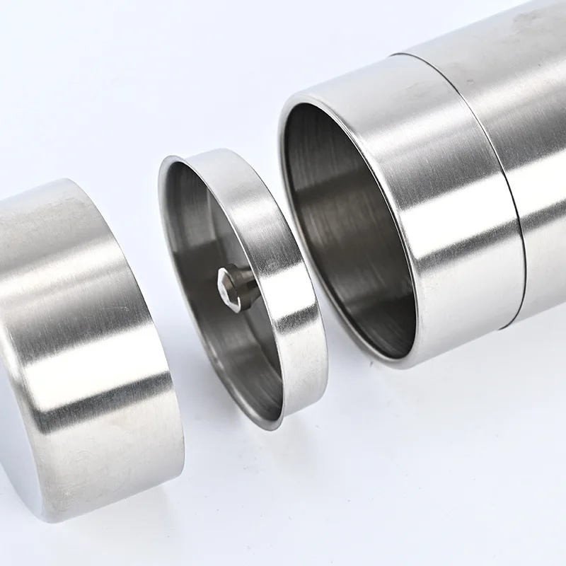 1PC Stainless Steel Tea Can Loose Leaf Tea Tins  Small Travel Portable Container Coffee Sugar  Box Containers Kitchen Canisters