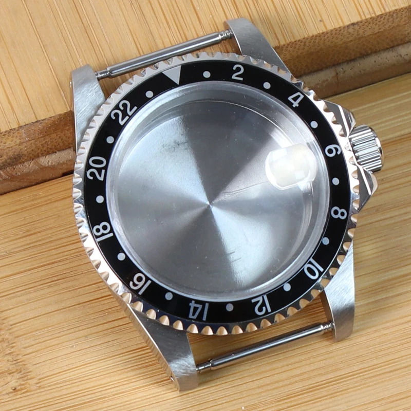 Vintage 39.5mm Sapphire Glass Watch Case