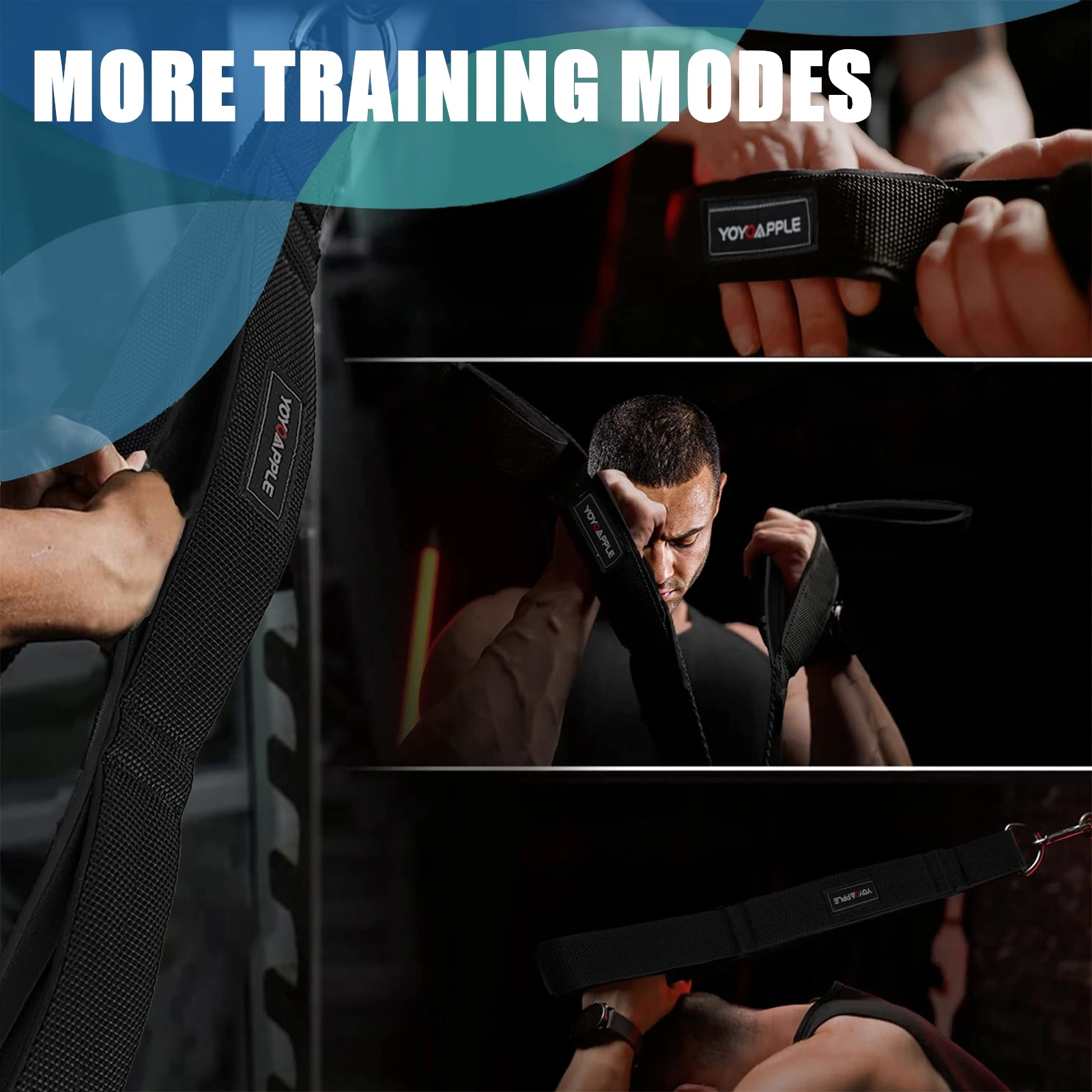 Gym Workout Rope Tricep Training Rope Cable Attachment Handles Pull Down Rope For Gym Workout (1pc) gym workout rope
