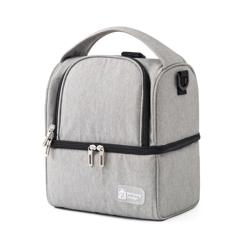 Grey Lunch Bag