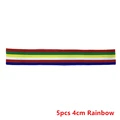 5pcs 4cm Rainbow