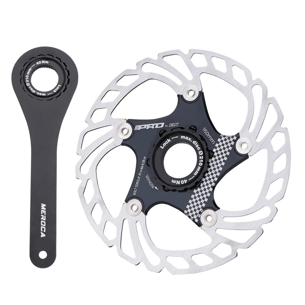 

Bicycle Centerlock Lockring And Spacer Bike Center LockCover Wrench For 6 Bolt Disc Brake Rotor Wheelset Hub Aluminium Alloy