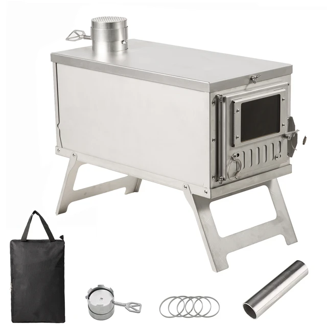 Outdoor Tent Stove for Camping Hiking Wood Burning Stove Portable Quick  Assable Heater Backpacking Tools