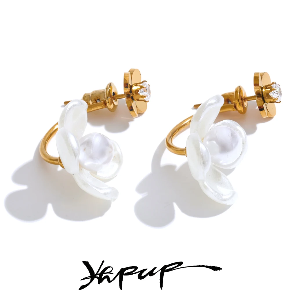 Yhpup Stainless Steel Stud Earrings