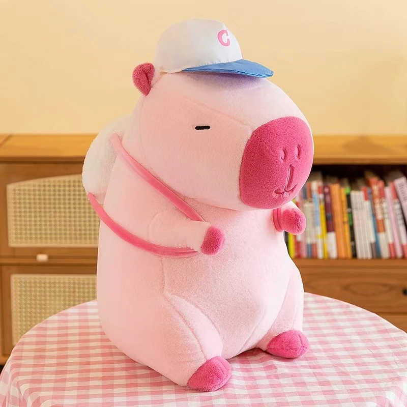 thumbnail image 1 of 23cm Capybara Plush Simulation Capibara Anime Fluffty Toy Cute Doll Stuffed Animals Soft Doll Plush Christmas Thanksgiving Gift, 1 of 5
