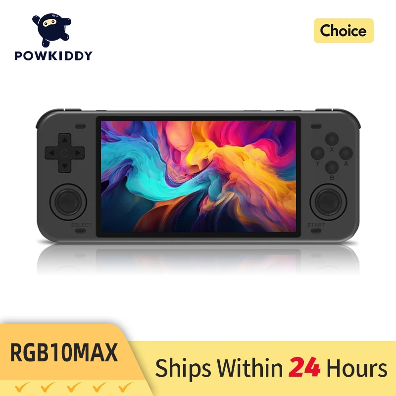 【PowKiddy】RGB10MAX 本体 Powkiddy RGB10MAX3 Pro Pocket Handheld Game Console