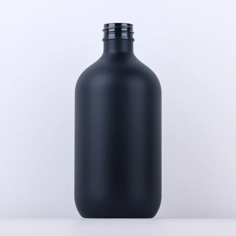 15pcs 500ml Matte Black Plastic Lotion Pump Bottle Shampoo Shower Gel Dispenser Body Lotion Bottle With Pump