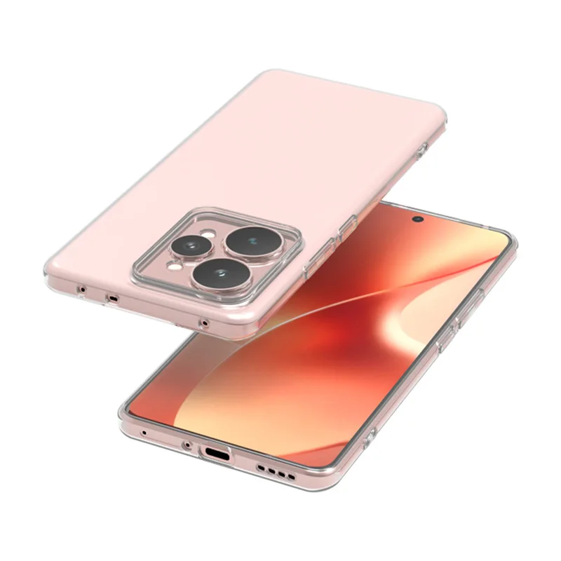 Ultra Slim Soft TPU Clear Transparent Phone Case - Perfect Fit Cover s Capa