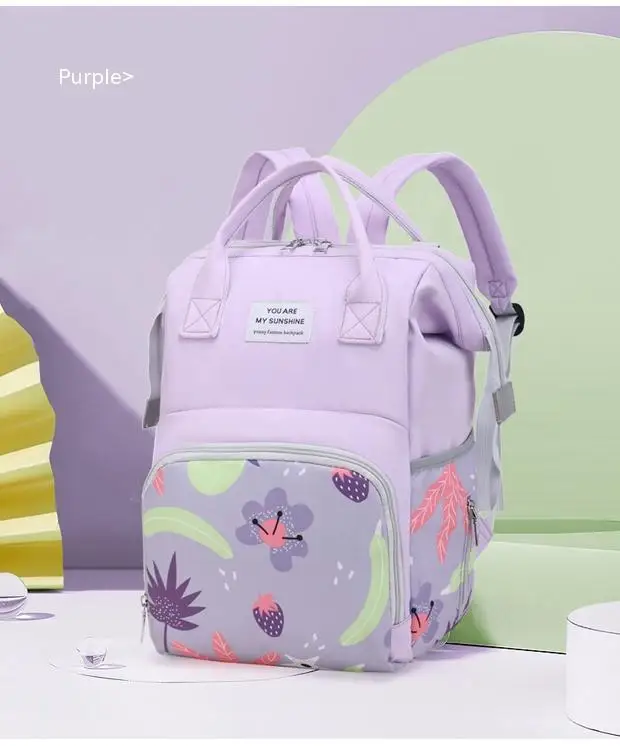 Fashion Fabric Diaper Backpack