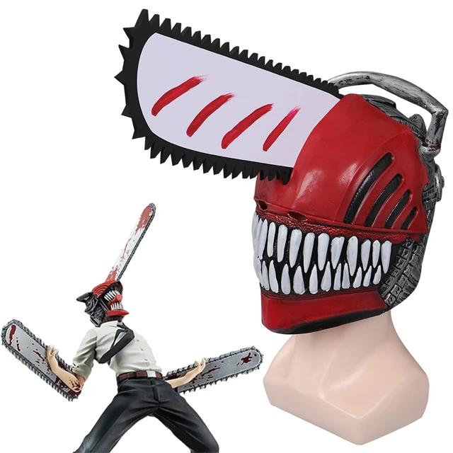 Buy Denji Cosplay Helmet and Electric Saw Set, Suitable for Chainsaw Man  Cosplay, Headwear, Various Sizes, Masks, Saws, Electric Saws, Latex Mask,  Tools, Weapons, Dress-Up, Events, Birthday, Halloween, Christmas, Present,  Cultural Festivals