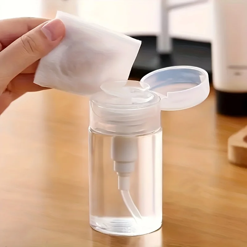 Soap dispenser hand sanitizer dispenser 1pcPush-down air pump dispenser bottle for nail polish and makeup remover