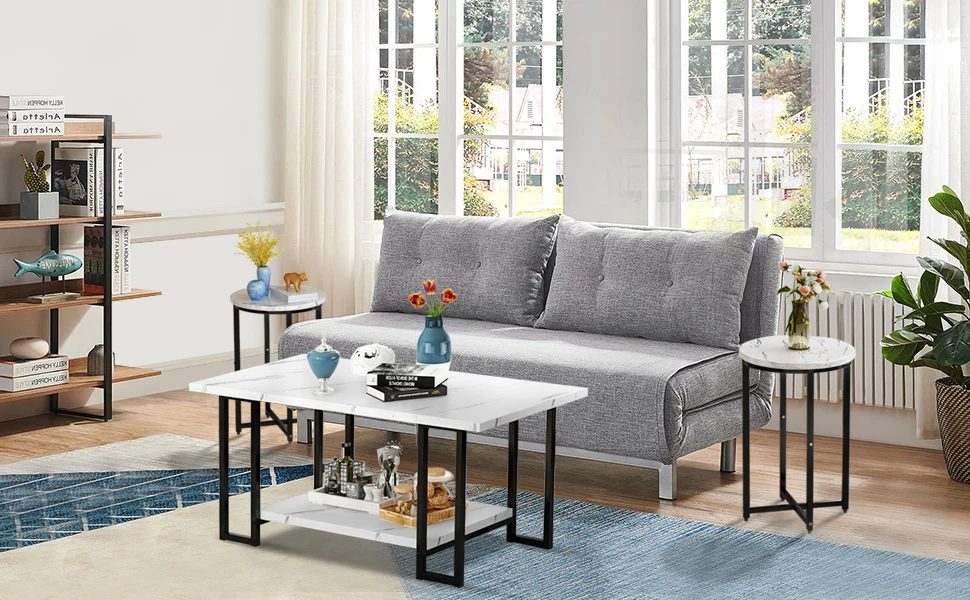 coffee table set of 3 for living room