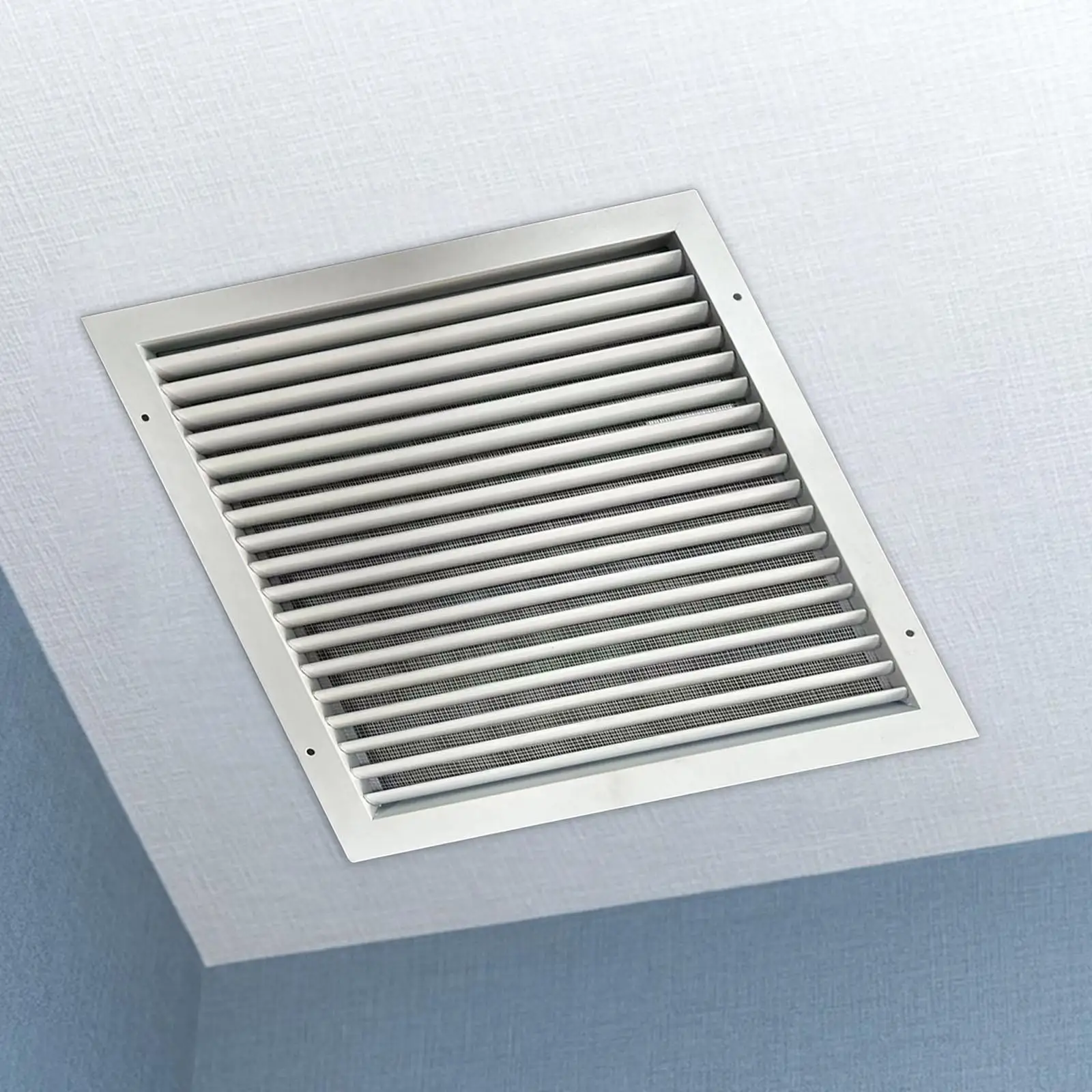 HVAC Vent Duct Cover Transfer Grille AC Vent Cover 16inchx16inch Louver Design Aluminum Return Grille for Office Buildings