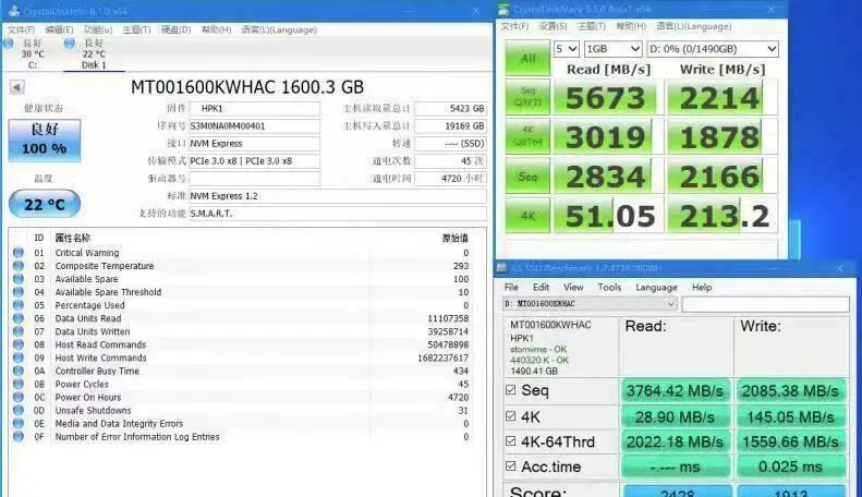 Samsung Disque SSD 1,6 To PM1725a HHHL NVMe PCIe Gen3 x8 MZPLL1T6HEHP 0003  (5 DWPD) Enterprise AIC Solid State Drive pour Dell HP Lenovo Supermicro :  : Informatique