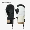 Nanend New Color-matching Ski Gloves for Women's Stuffy Men's Professional Waterproof and Warm Gold Standard P Cotton 1