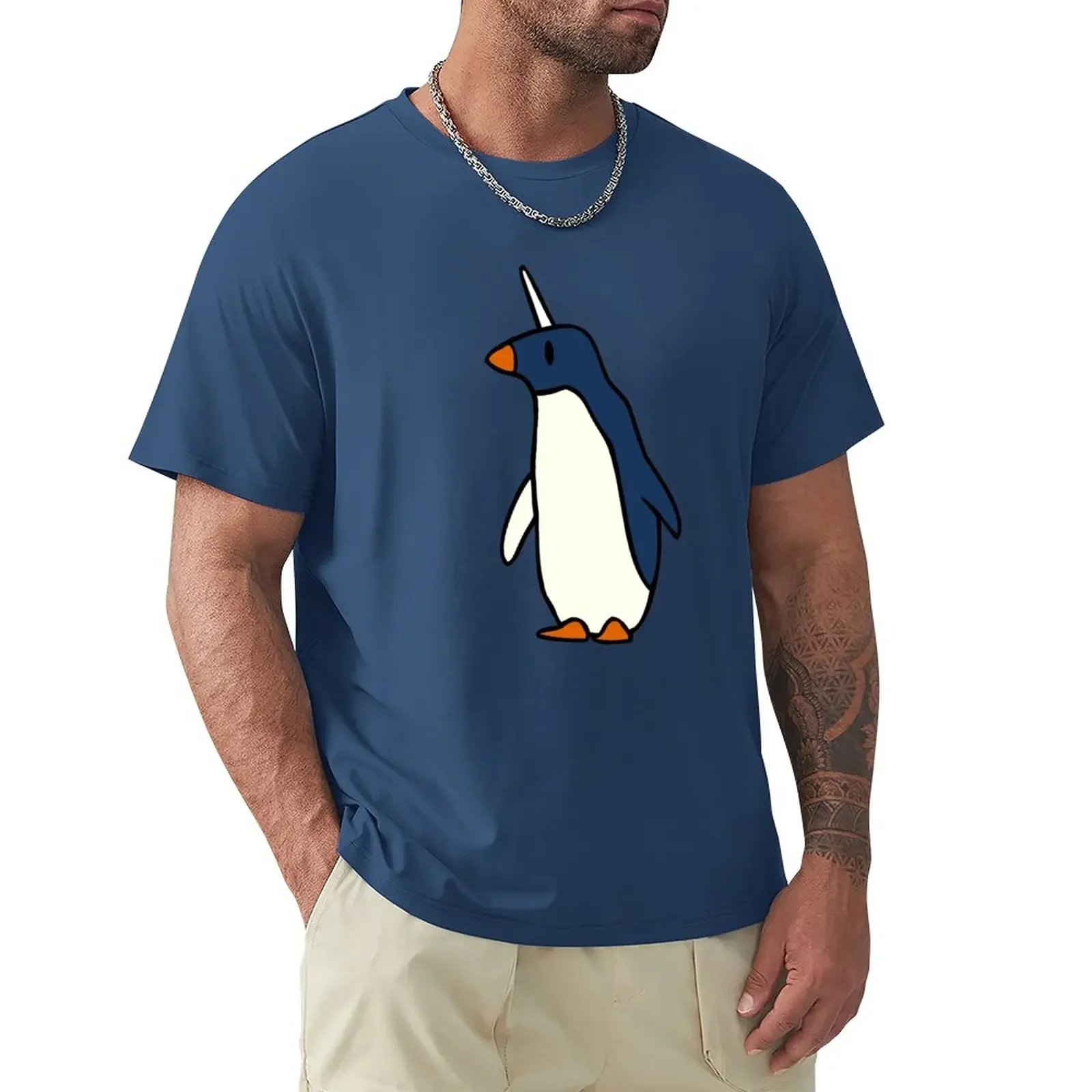 

Penguicorn (Penguin Unicorn) T-Shirt customizeds anime clothes tees mens plain t shirts