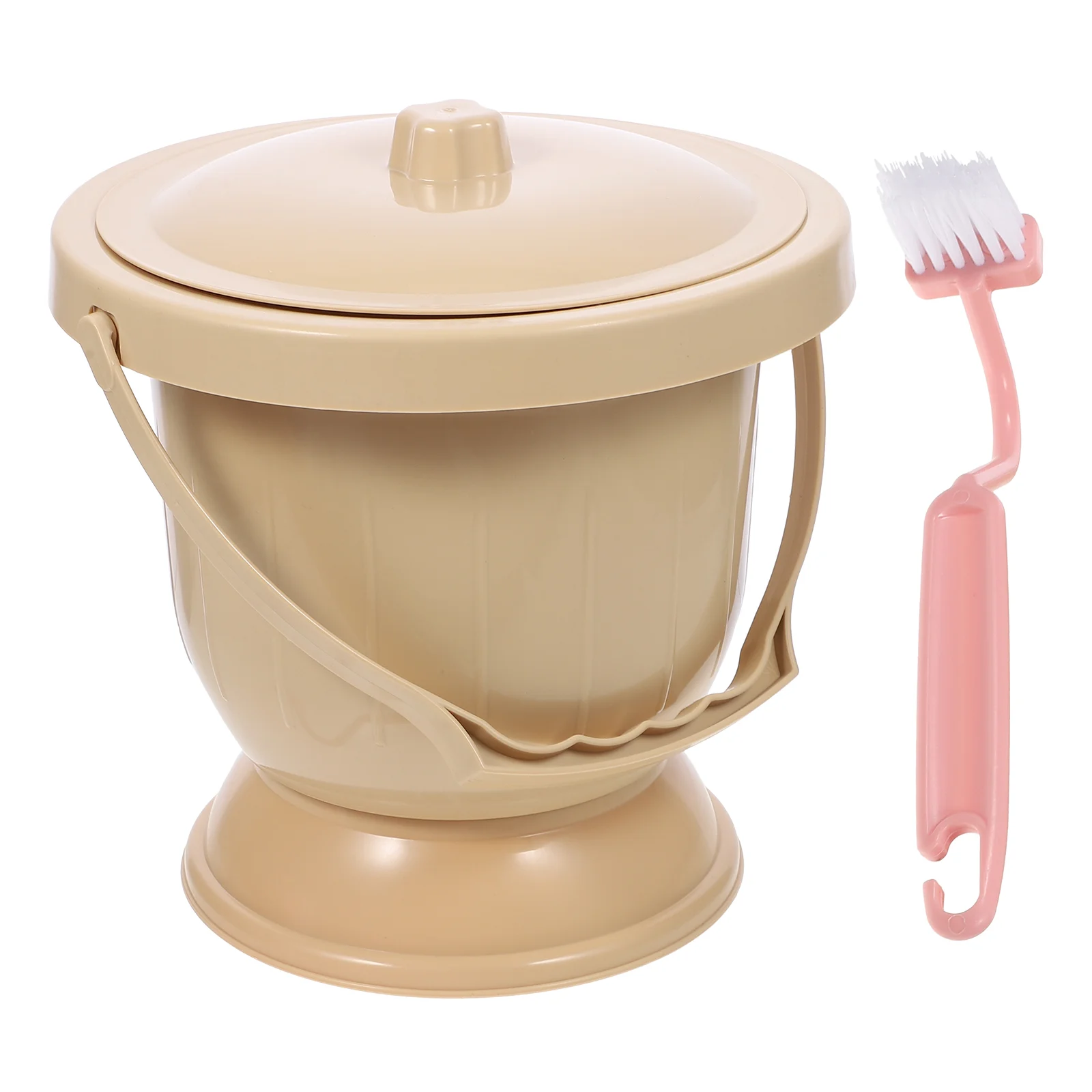 

Children's Toilet Dust-proof Spittoon with Lid Urinal Pail Pots Large Household Spittoons Bedpan Plastic