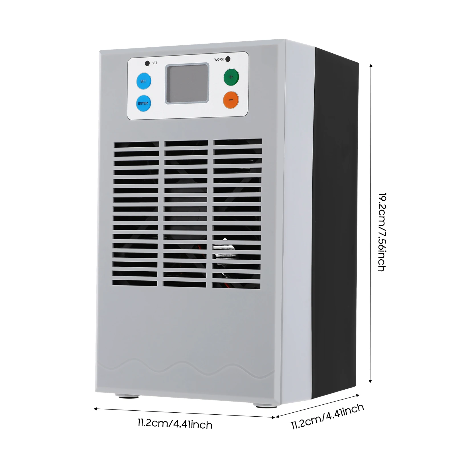 100W Fish Tank Cooling Heating Machine, Aquarium 30L Fish Tank Water Heater Air Conditioner LED Screen 10-40°C Control