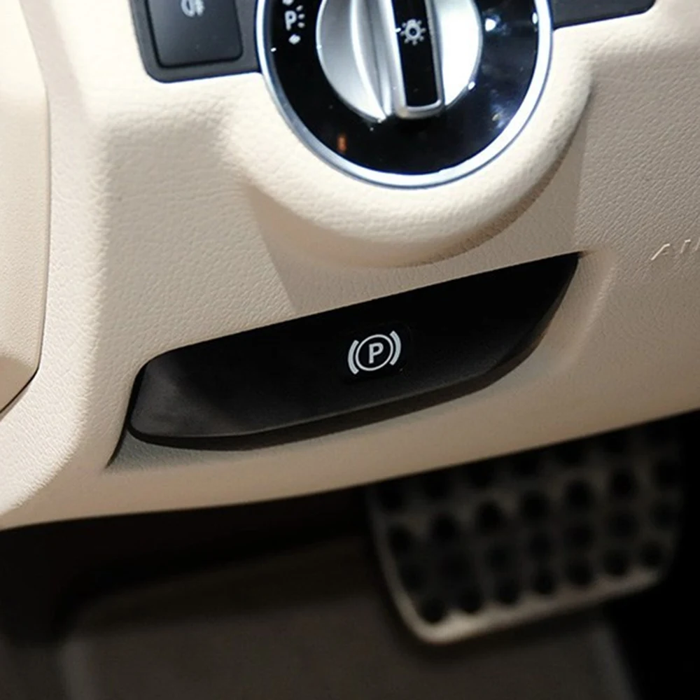 Maniglia a leva per rottura a mano per auto Maniglia di rilascio del freno di stazionamento per Mercedes Benz C GLK E CLS Classe W204 X204 W212 W207 W218 2044270020 - immagine 6