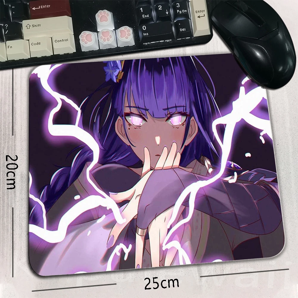 

Genshin impact Small Gaming Mouse Pad Deskmat Rubber Mat non-slip Anime Mousepad Pc Accessories Desk Protector Keyboard Pads