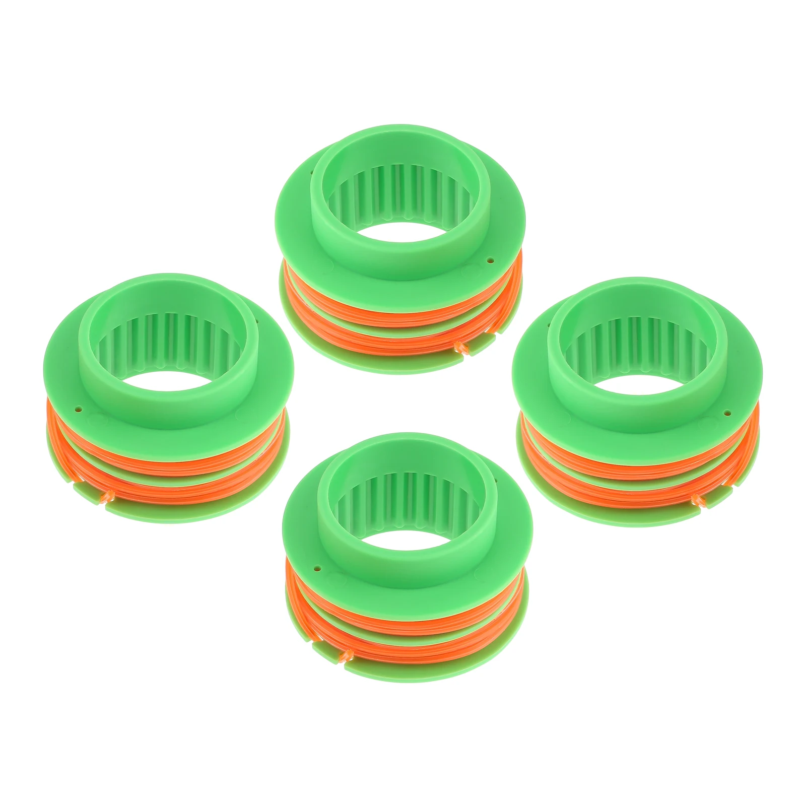 

4pcs AS1300 String Trimmer Spools for EGO ST1500 ST1500-S 0.095In Head Weed Eater Auto-Feed Twist 2-Lines Solid Nylon Fittings