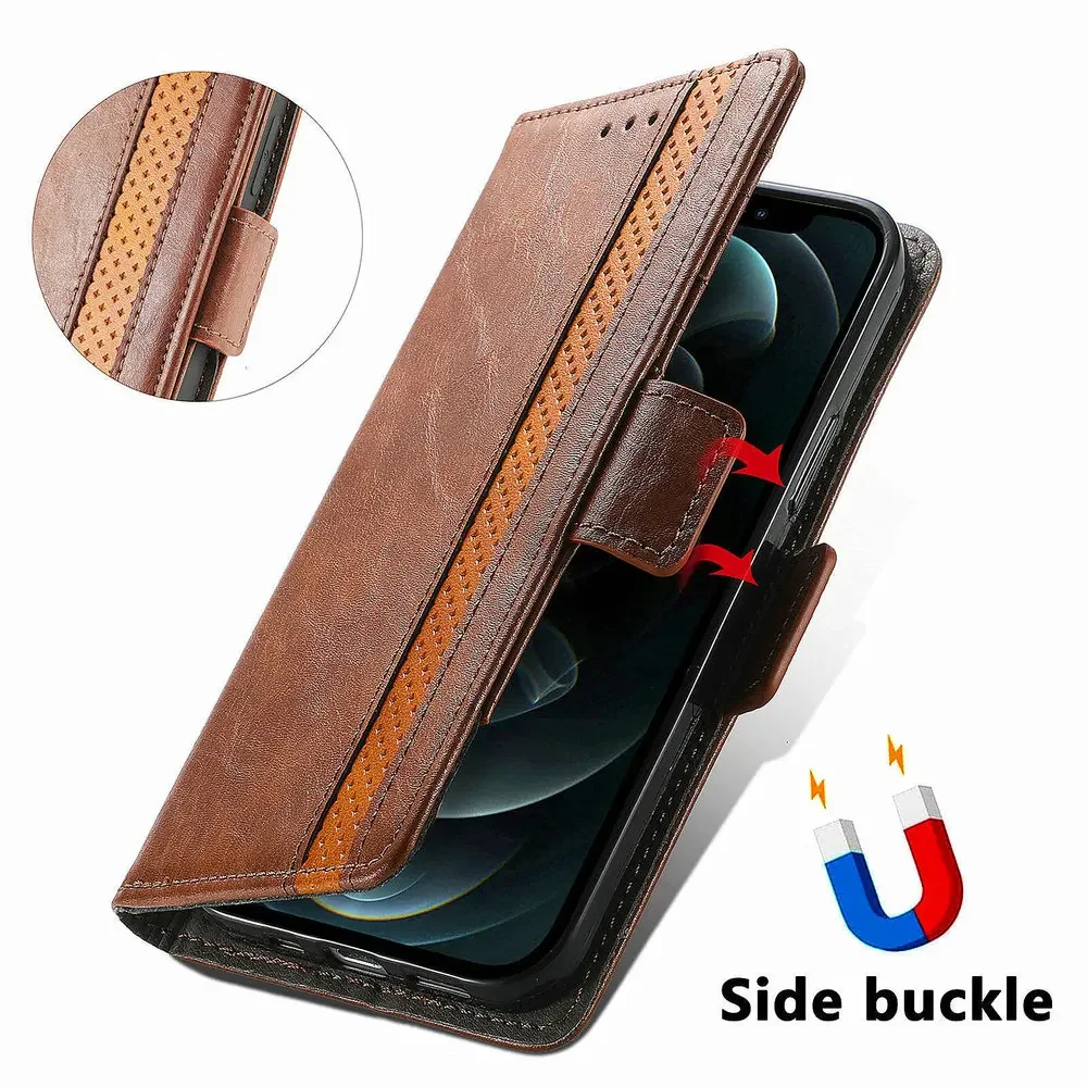 Premium RFID Leather 360° Protection Flip Case