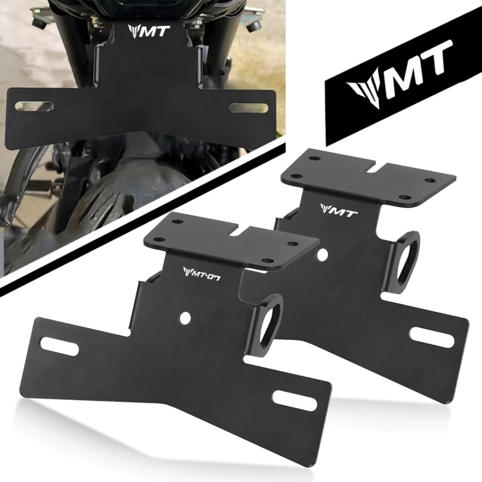 Mt Fz 07 Porta Targa Per Yamaha Mt07 Fz07 Mt-07 Fz-07 Mt 07 2023 2022 2021 Parti Di Eliminazione Parafango Ordinato Coda Moto
