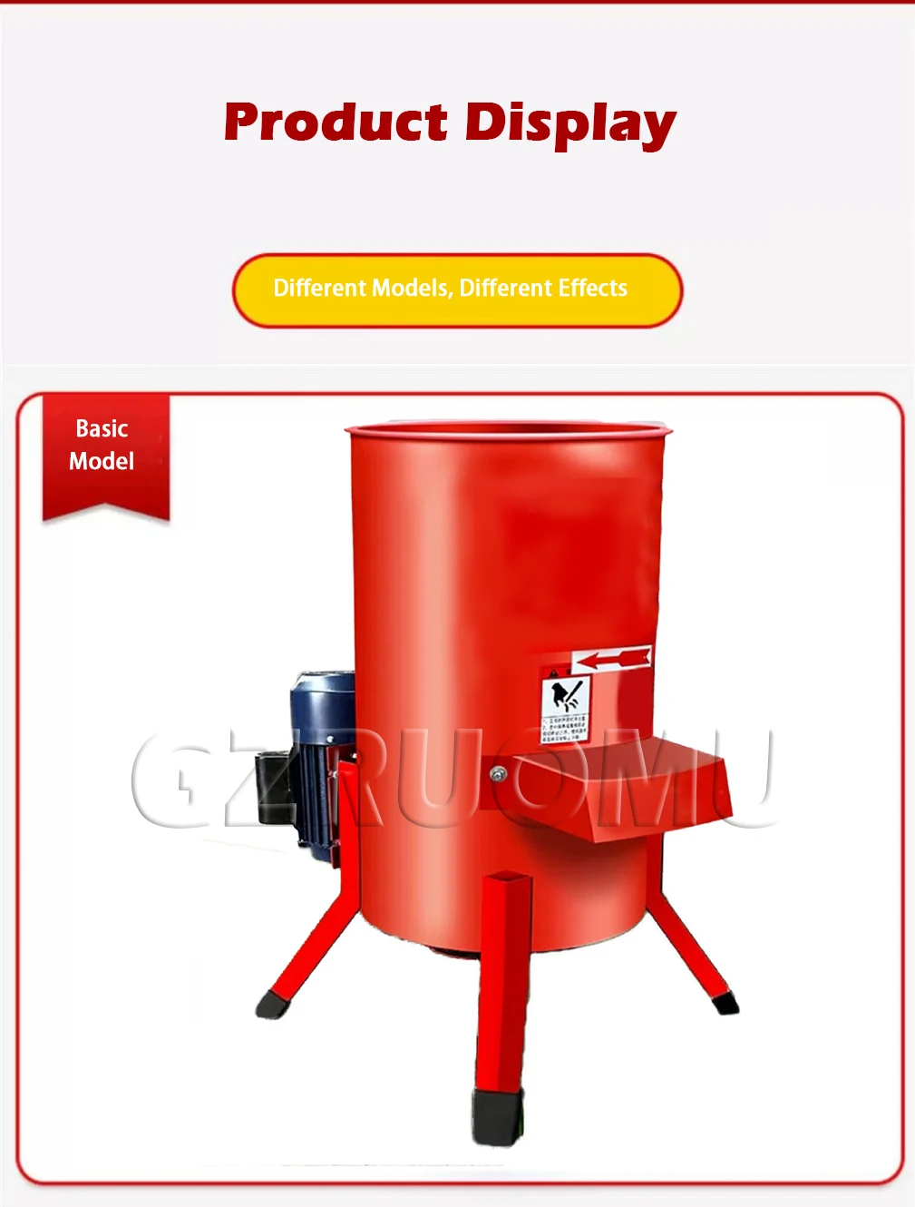 Electric Vegetable Cutter Chili Grinder 220V 2.2/3KW Stainless Steel Food Proces