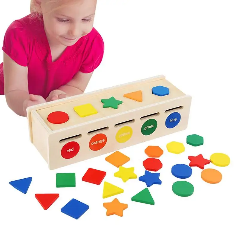 Babies Shape Sorter Toy Wooden Toys Wood Shape Sorter Toys Learning