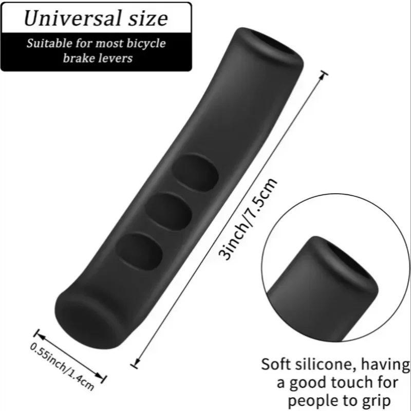1 Pair Bicycle Brake Handle Protection Cover Mountain Road Bike Brake Lever Anti Slip Gel Sleeve Cycling Accessories