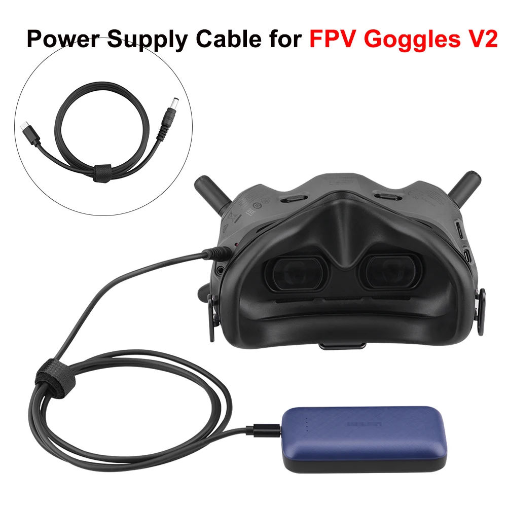 Cavo Di Alimentazione Fpv Per Occhiali Dji Avata Fpv V2 Type-C A Dc Fast Charger Port Linea Di Alimentazione Mobile Per Accessori Combinati Fpv