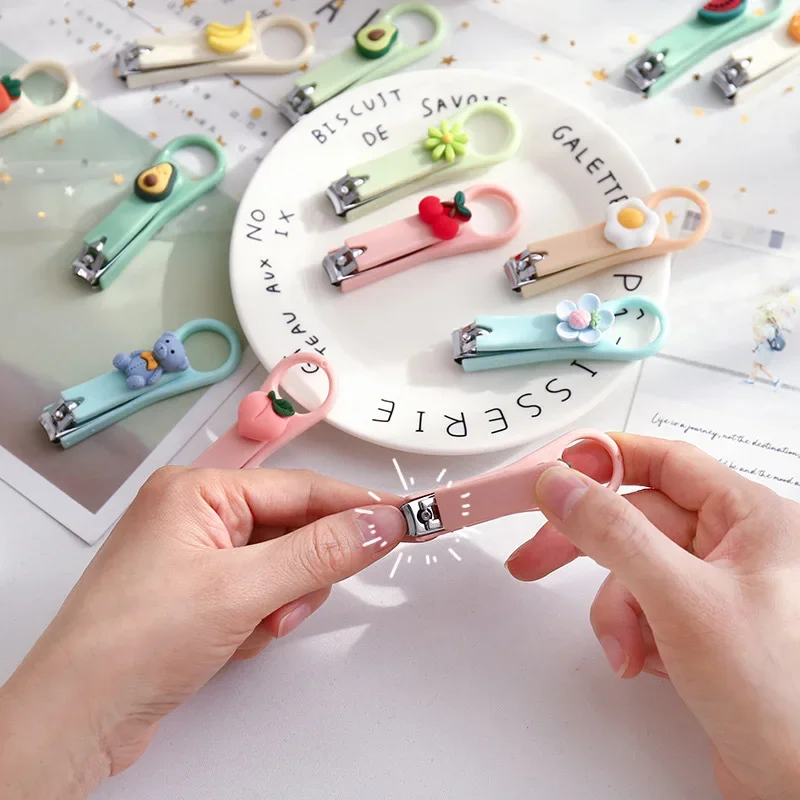 Cartoon Nail Clippers Household Manicure Clippers Nail Care Tool Portable Children's Adult Cute Mini