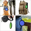 Folding Portable Silicone Dog Feeder Bowl 2 In 1 Pet Dispenser Outdoor Travel Dog Cat with Carabiner Bottle Food Water Container 3