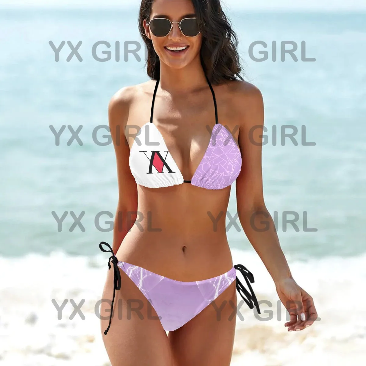 YX GIRL kyojuro-fire-bikini-swimsuit 3D All Over Printed Sexy Bikini Summer Women For Girl Beach Swimsuit Cosplay Clothes