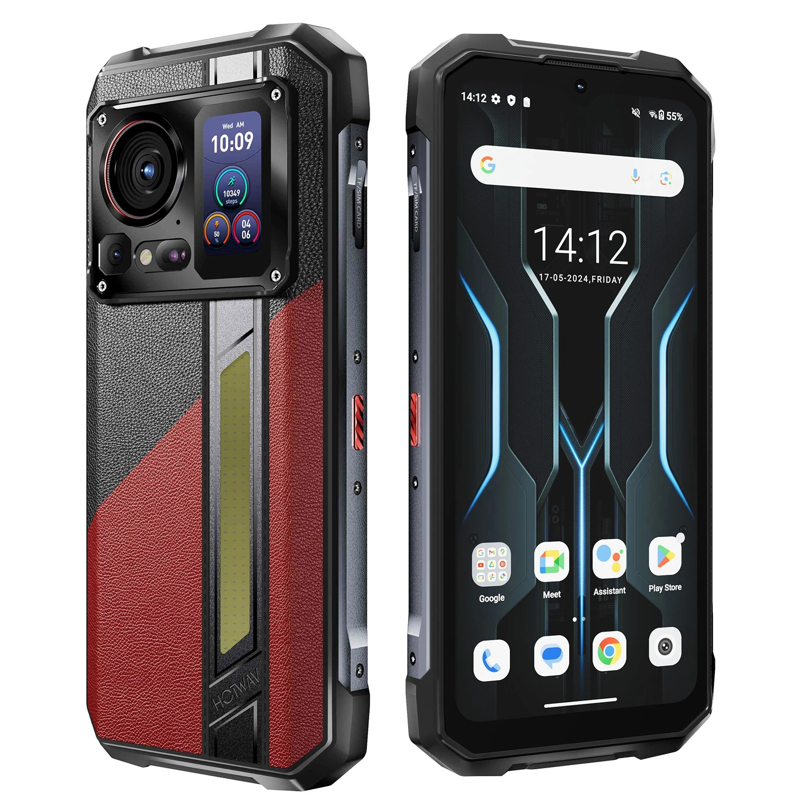 HOTWAV Hyper 7 Pro Rugged Phone 36GB 256GB MediaTek Dimensity 7050 5G 200MP Android 14 6.6 inc FHD+ 10800mAh 33W Cellphone