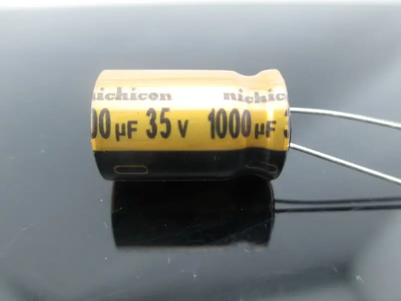 

10pcs NICHICON FW Series 1000UF 35V 12.5X20mm Electrolytic Capacitors Hi-Fi Audio Capacitor 35V1000UF