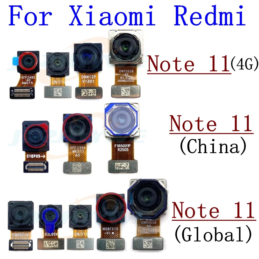 Rear Front Camera For Xiaomi Redmi Note 11 4G Global Back Selfie