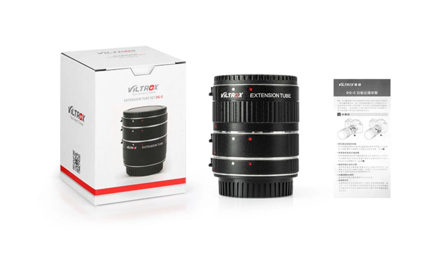 Viltrox DG-C Macro Lens Adapter 20mm 36mm 12mm Metal Mount Auto Focus AF Extensi