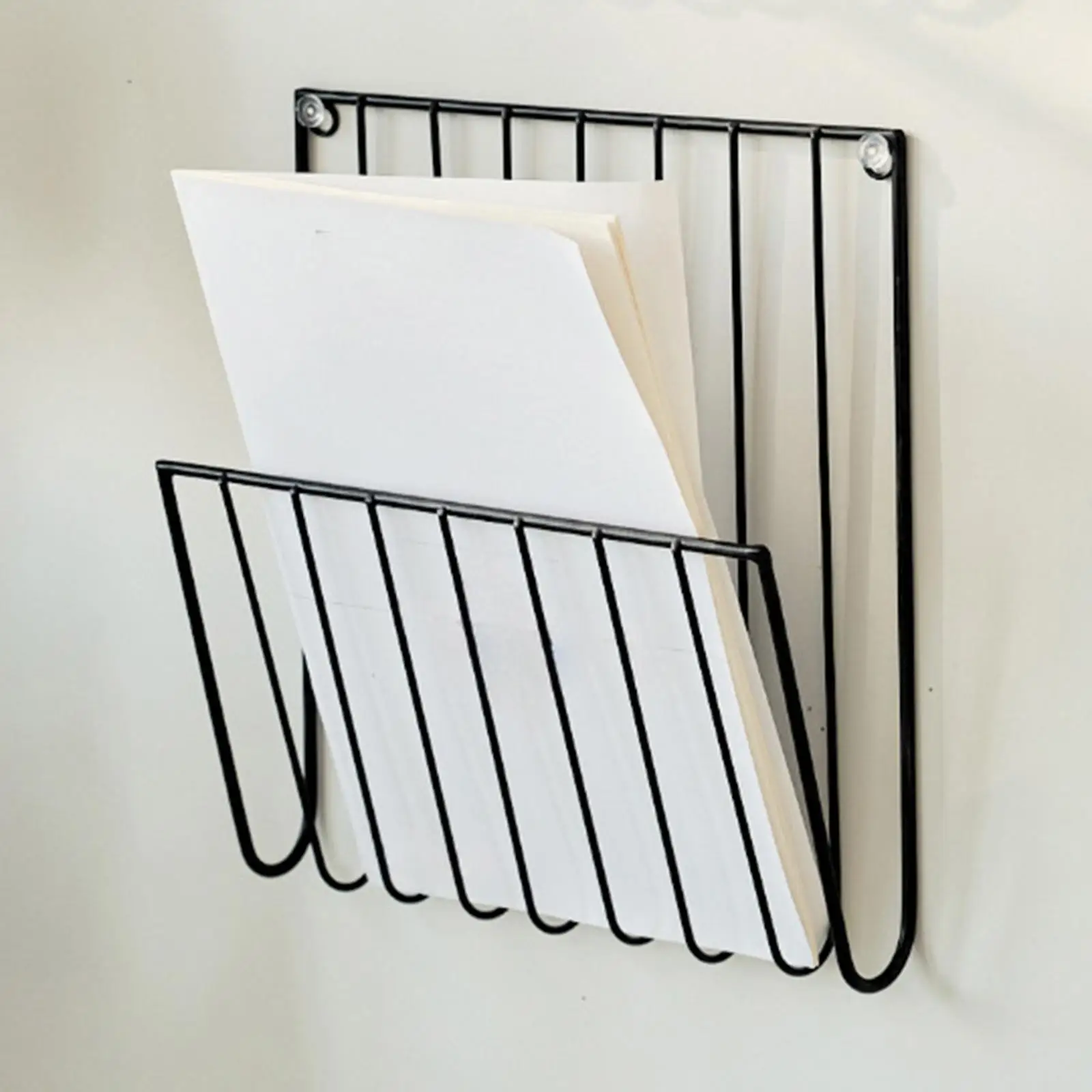 Magazine Rack Multipurpose Home Office School Hanging Wall File Holder Storage for Brochures Letters Envelopes Folders Books