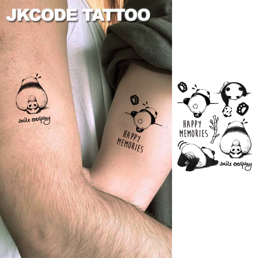 Simple Small Panda Tattoo: The Cutest, Long-Lasting Temporary Tattoo for  Everyday Wear, image size:900x900